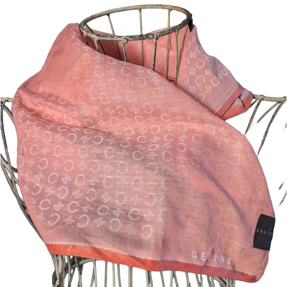 Celine Vintage Handkerchief Woven Fabric